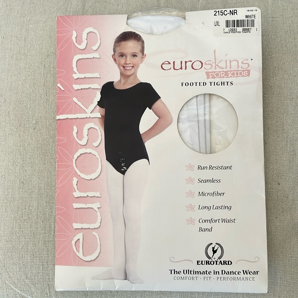 euroskins child footed tights